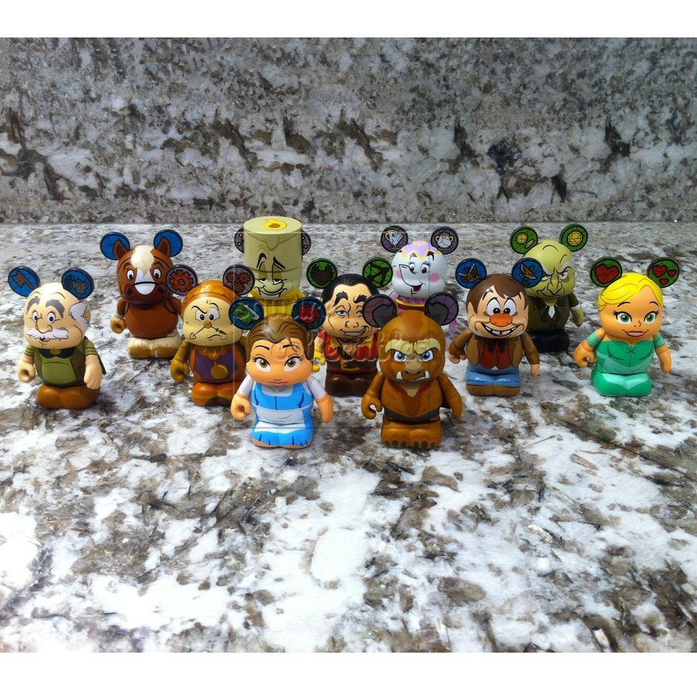 Disney Parks Beauty and the Beast Vinyl Figure Vinylmation Set Series 1 Belle